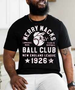 Lawrence Merry Macks   Massachusetts   Vintage Defunct Baseball Teams shirt