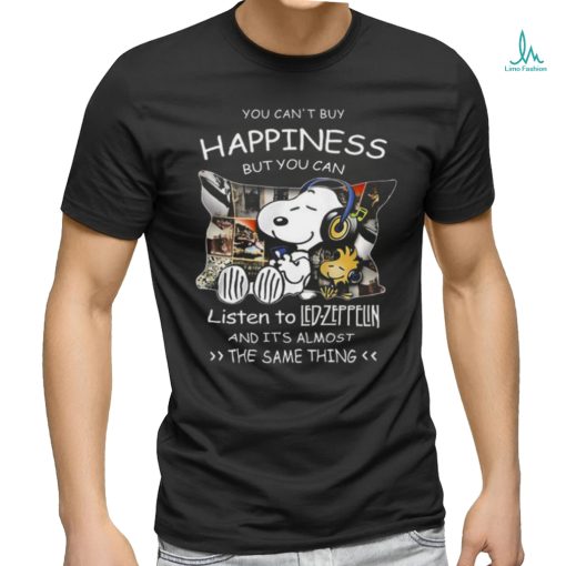 Led Zeppelin Snoopy Listen To Music Shirt, But You Can Listen To Led Zeppelin T Shirt