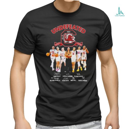 Legends South Carolina Gamecocks women’s perfect season signatures shirt