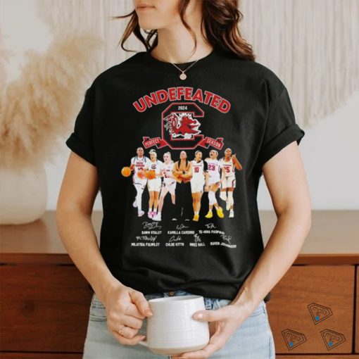 Legends South Carolina Gamecocks women’s perfect season signatures shirt