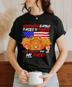 Leopards eating faces party shirt