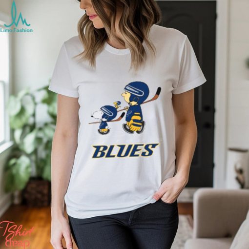 Let’s Play St. Louis Blues Ice Hockey Snoopy NHL Shirt