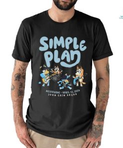 Limited Shirts Simple Plan Melbourne John Cain Arena Melbourne Apr 11, 2024 Unisex T Shirt