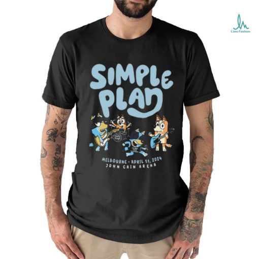 Limited Shirts Simple Plan Melbourne John Cain Arena Melbourne Apr 11, 2024 Unisex T Shirt