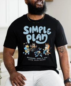 Limited Shirts Simple Plan Melbourne John Cain Arena Melbourne Apr 11, 2024 Unisex T Shirt