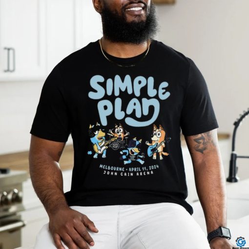 Limited Shirts Simple Plan Melbourne John Cain Arena Melbourne Apr 11, 2024 Unisex T Shirt