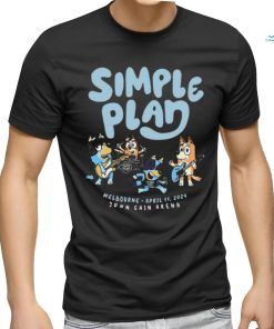 Limited Shirts Simple Plan Melbourne John Cain Arena Melbourne Apr 11, 2024 Unisex T Shirt