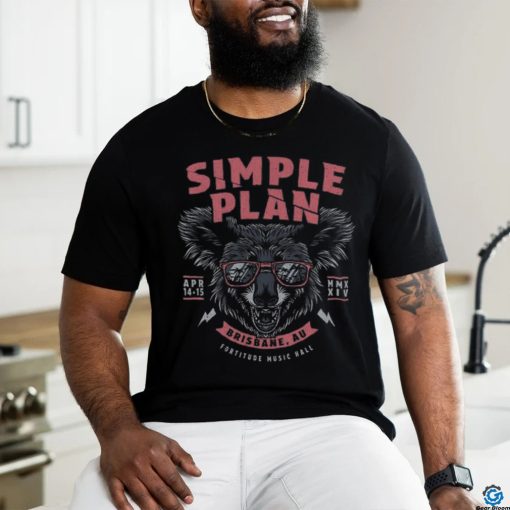 Limited Simple Plan April 14 15, 2024 Fortitude Music Hall Brisbane shirt