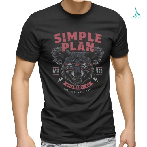 Limited Simple Plan April 14 15, 2024 Fortitude Music Hall Brisbane shirt