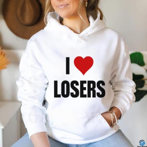 Linabob Wearing I Love Losers T Shirt