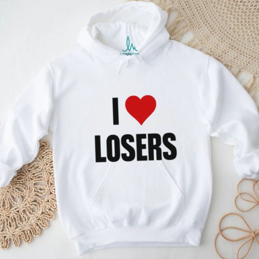 Linabob Wearing I Love Losers T Shirt