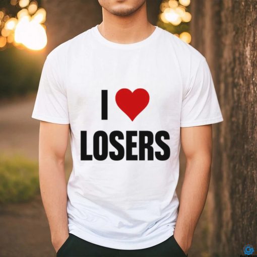 Linabob Wearing I Love Losers T Shirt