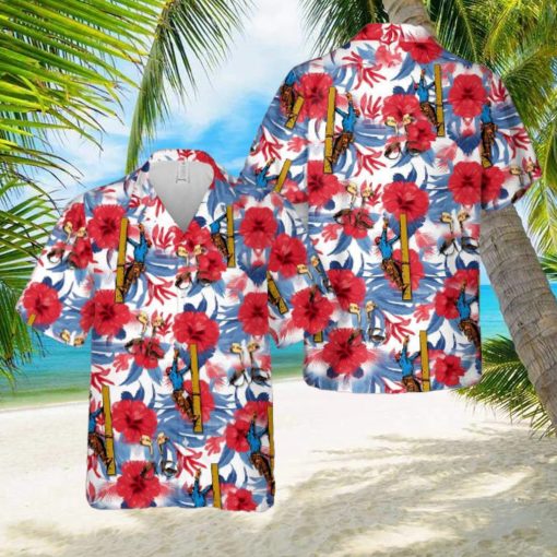 Lineman Power Poles, 4th Of July Hawaiian Shirt