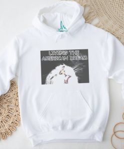 Living the American dream cat shirt