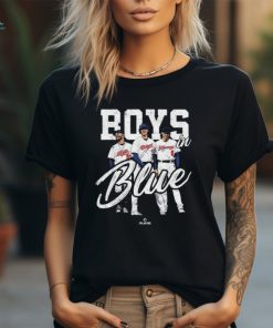 Los Angeles Dodgers Boy Blue Triple Triumph Betts, Freeman & Ohtani Shirt