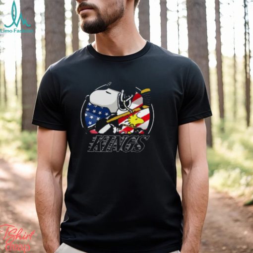 Los Angeles Kings Ice Hockey Snoopy And Woodstock NHL Shirt