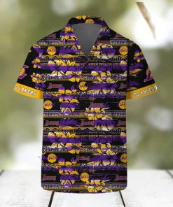 Los Angeles Lakers Hawaii Set Pattern Vintage 3D Hawaiian Shirt And Shorts