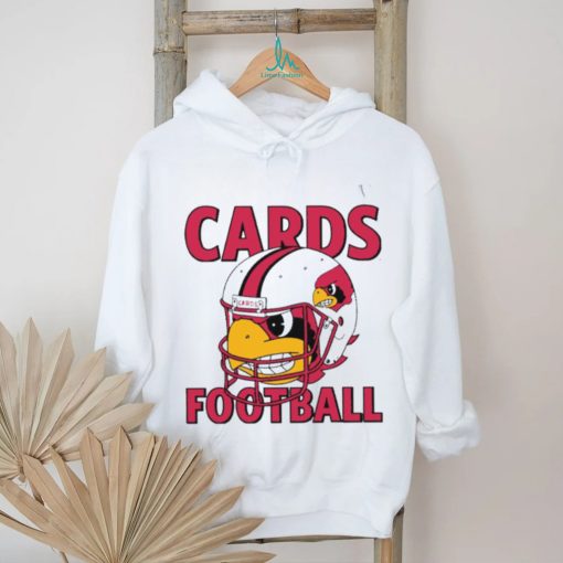 Louisville Cardinals Cards football mascot wear helmet Ringer shirt