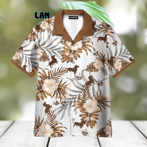 Love Dachshund Hawaiian Shirt