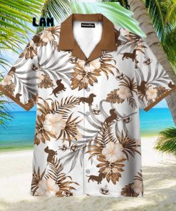 Love Dachshund Hawaiian Shirt