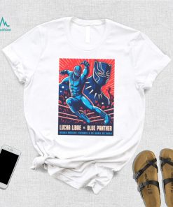 Lucha Libre vs. Blue Panther poster shirt