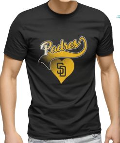 MLB Team Apparel Girls’ San Diego Padres  T Shirt