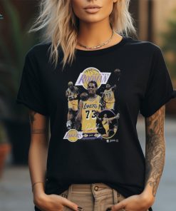 M&N Los Angeles Lakers Dennis Rodman Player Tee shirt