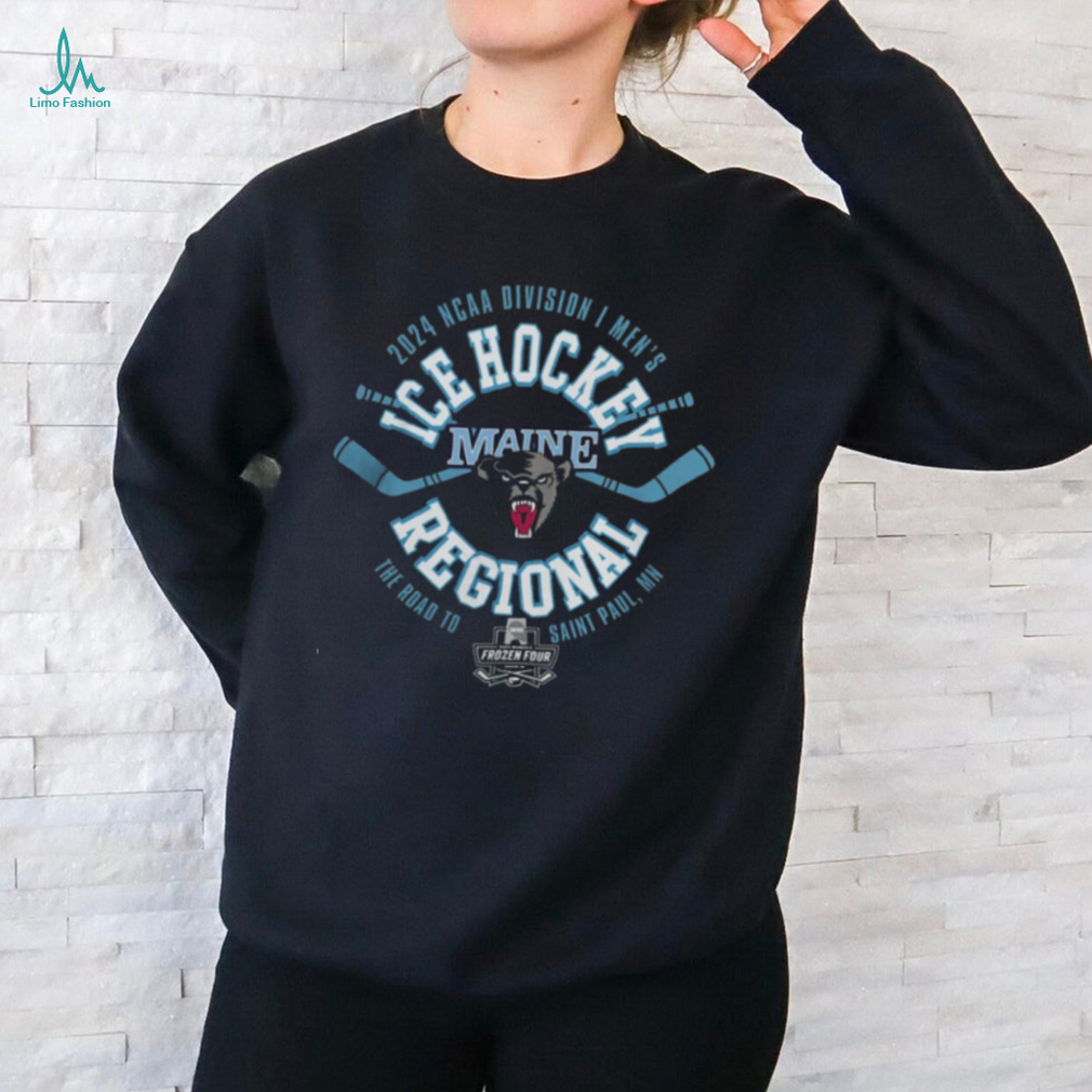 Maine Black Bears 2024 Ncaa DI Men's Ice Hockey Regional Springfield T Shirt Maine Black Bears 2024 Ncaa DI Men's Ice Hockey Regional Springfield T Shirt