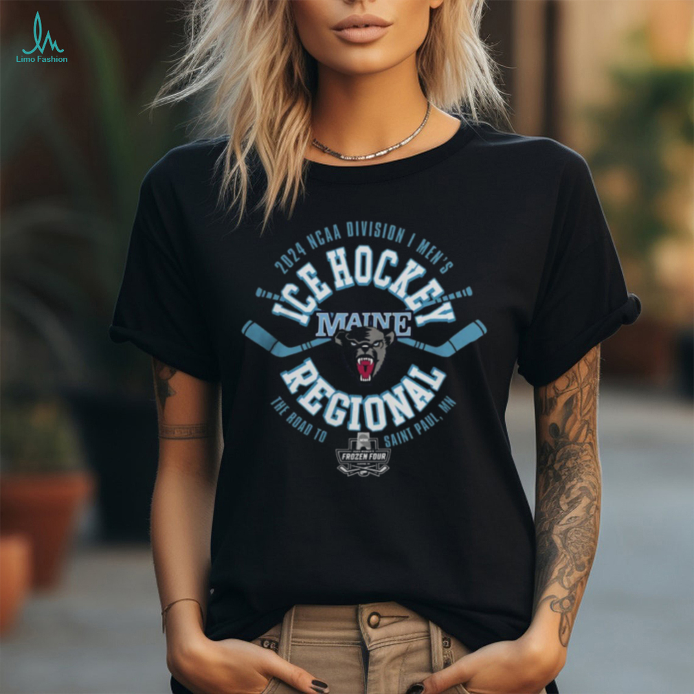 Maine Black Bears 2024 Ncaa DI Men's Ice Hockey Regional Springfield T Shirt Maine Black Bears 2024 Ncaa DI Men's Ice Hockey Regional Springfield T Shirt