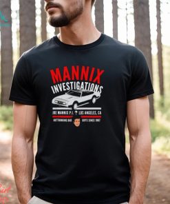 Mannix Investigations Joe Mannix Pi Los Angeles Ca Shirt