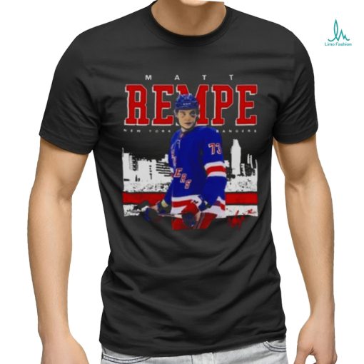 Matt Rempe New York Rangers Signature T shirt