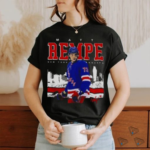 Matt Rempe New York Rangers Signature T shirt