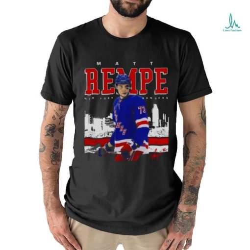 Matt Rempe New York Rangers Signature T shirt