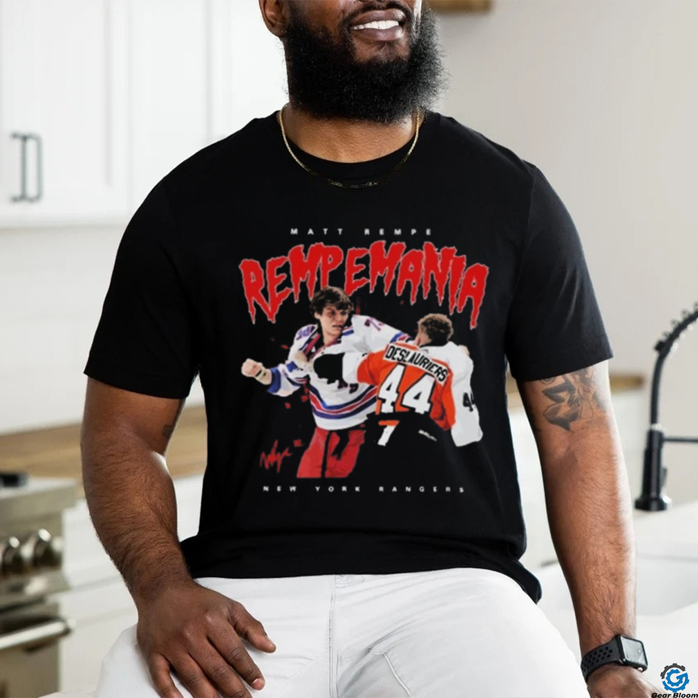 Matt Rempe Rempemania New York Rangers Signature Shirt Matt Rempe Rempemania New York Rangers Signature Shirt