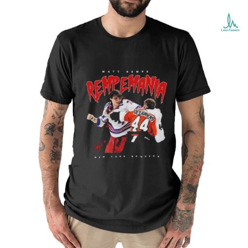 Matt Rempe Rempemania New York Rangers Signature Shirt