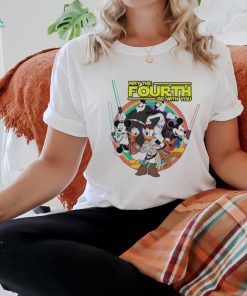May The Fourth Be With You Mickey Mouse rainbow shirt