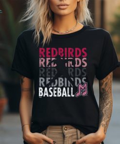 Memphis Redbirds Baseball Music Note M Player T Shirt