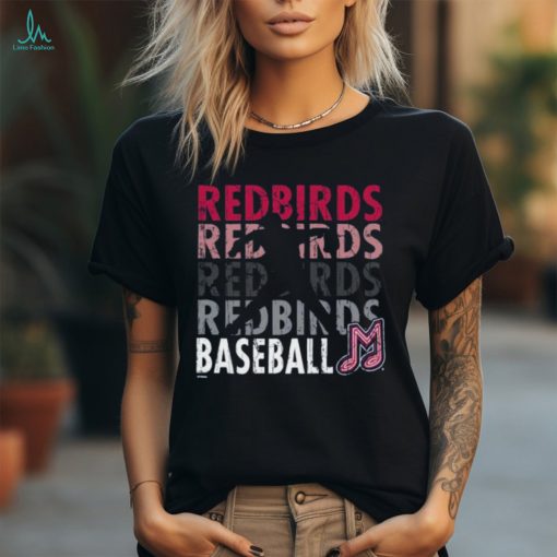 Memphis Redbirds Baseball Music Note M Player T Shirt