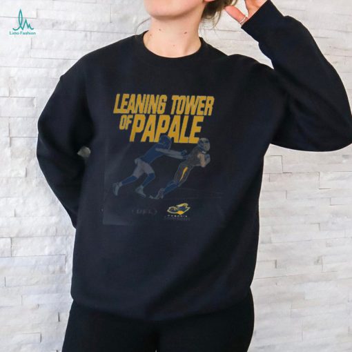 Memphis Showboats Vinny Papale Leaning Tower Catch Grey Shirt