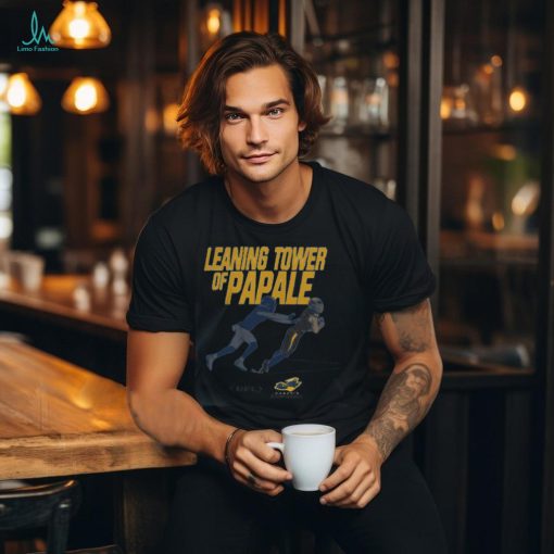 Memphis Showboats Vinny Papale Leaning Tower Catch Grey Shirt