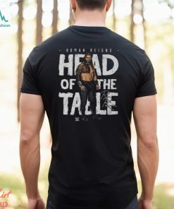 Men’s 500 Level Black Roman Reigns Head Of The Table Signature T Shirt