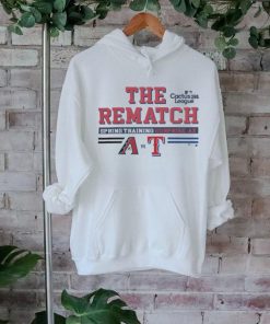 Men's Arizona Diamondbacks vs. Texas Rangers 2024 MLB Spring Training Cactus League Hoodie Gray shirt
