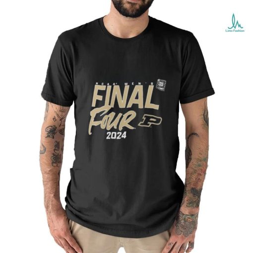 Men’s Fanatics Branded Black Purdue Boilermakers 2024 NCAA Men’s Basketball Tournament March Madness Final Four Elite Pursuit T Shirt