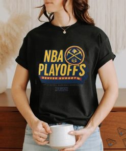 Men's Fanatics Branded Heather Gray Denver Nuggets 2024 NBA Playoffs Defensive Stance T Shirt