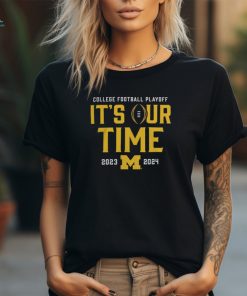Men's Fanatics Branded Navy Michigan Wolverines 2023 College Football Playoff Intensive Skill T Shirt
