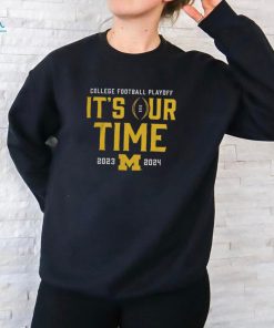 Men's Fanatics Branded Navy Michigan Wolverines 2024 College Football Playoff Intensive Skill T Shirt
