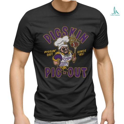 Men’s Homefield Black ECU Pirates Pigskin Pig Out T Shirt