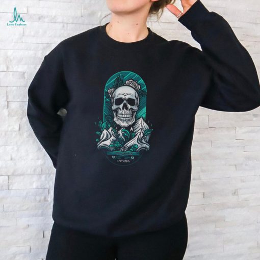 Men’s classic tee skull on the slopes shirt