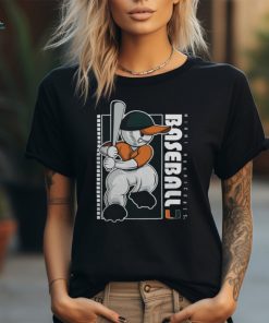 Miami Hurricanes Toddler Green Baseball Shirt