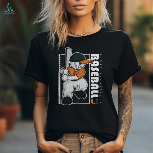 Miami Hurricanes Toddler Green Baseball Shirt